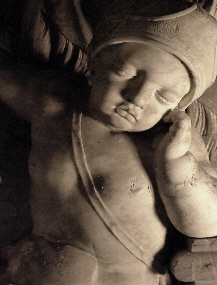 Putto-Alabaster